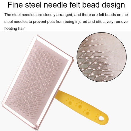 BG-W1347 Pet Hair Removal Massage Comb Dog Cleaning Tools, Random Color Delivery, S, M, L - DealBuddy