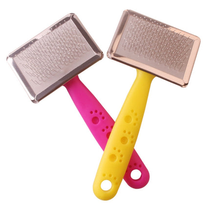 BG-W1347 Pet Hair Removal Massage Comb Dog Cleaning Tools, Random Color Delivery, S, M, L - DealBuddy
