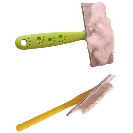 BG-W1347 Pet Hair Removal Massage Comb Dog Cleaning Tools, Random Color Delivery, S, M, L - DealBuddy