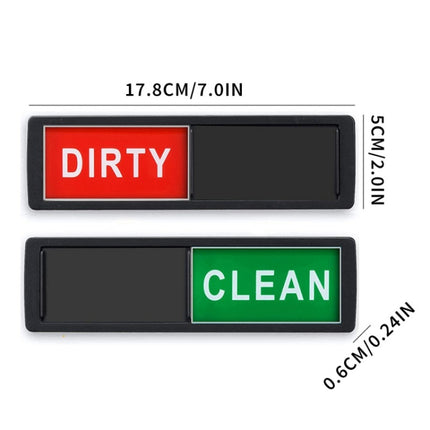 Dishwasher Magnet Clean Dirty Sign Double-Sided Refrigerator Magnet