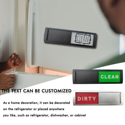 Dishwasher Magnet Clean Dirty Sign Double-Sided Refrigerator Magnet