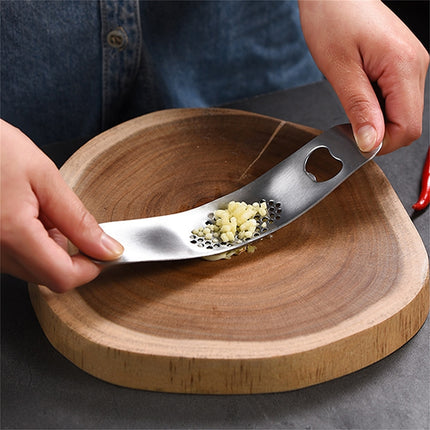 WGKT0089 430 Stainless Steel Boat Shaped Garlic Grinder Manual Garlic Press Tools Kitchen Gadgets, Garlic Grinder(Style 1), Garlic Grinder(Style 2) - DealBuddy
