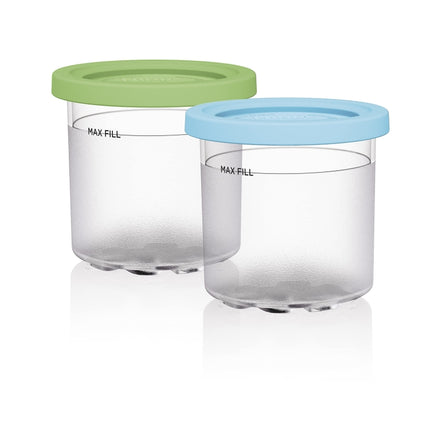 For Ninja NC299AMZ NC300 Ice Cream Storage Containers with Lids, 2 Cups, 4 Cups, 2 Cups+Spoon, 4 Cups+Spoon - DealBuddy