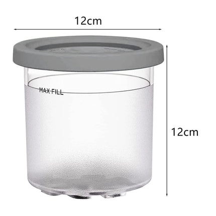 For Ninja NC299AMZ NC300 Ice Cream Storage Containers with Lids, 2 Cups, 4 Cups, 2 Cups+Spoon, 4 Cups+Spoon - DealBuddy