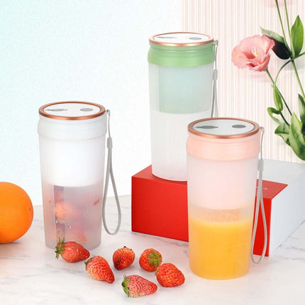 LGZ-1 500ml 50W 4 Blades Electric Portable Juicer Rechargeable Juice Extractor