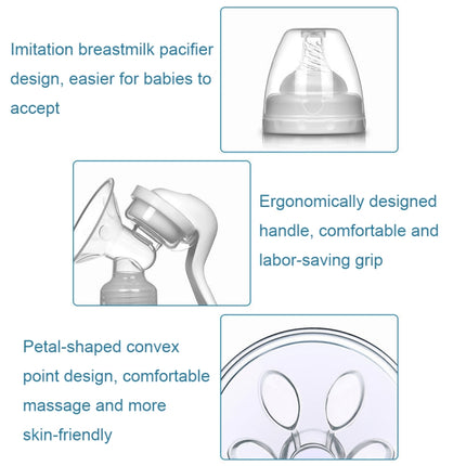 Adjustable Force Breast Pump 2 in 1 Manual Breast Pump Maternity Products