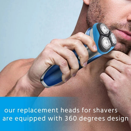 For Philips AT/PT Series Razor Integral Head with HQ8 Double-layer Blades, Gold, Black, Red, Dark Grey, Navy Blue, Blue - DealBuddy