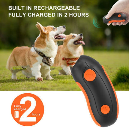 Ultrasonic Pet Trainer Handheld Sonic Dog Repeller Portable Electronic Dog Trainer, D2 - DealBuddy