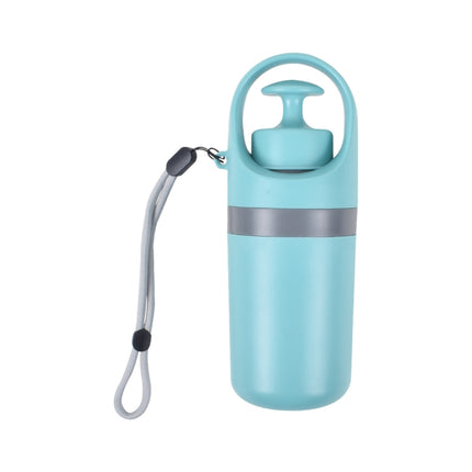 Six-claw Dog Pooper Scooper With Built-in Poop Bag Dispenser, Blue Gray - DealBuddy
