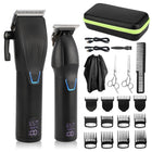 Men Electric Haircutting Tools Set Sculpting Electric Clipper, LM-2027 2 In 1 (Black), LM-2027 2 In 1 (Gold) - DealBuddy