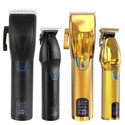 Men Electric Haircutting Tools Set Sculpting Electric Clipper, LM-2027 2 In 1 (Black), LM-2027 2 In 1 (Gold) - DealBuddy