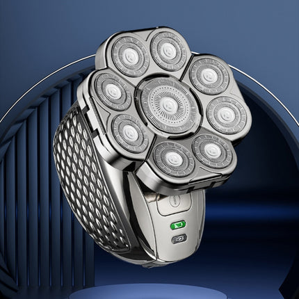 9 Knife Head Multifunctional USB Shaver Full Body Water Washing Shaver Men Hair Bald - DealBuddy