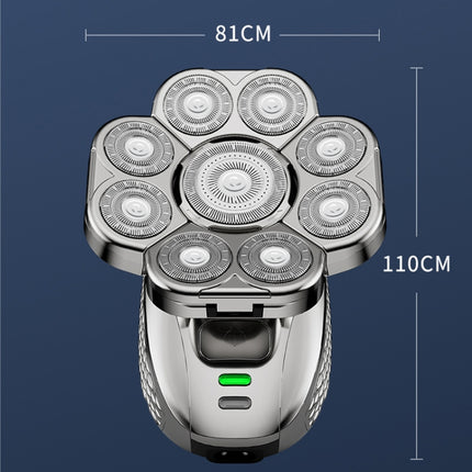 9 Knife Head Multifunctional USB Shaver Full Body Water Washing Shaver Men Hair Bald