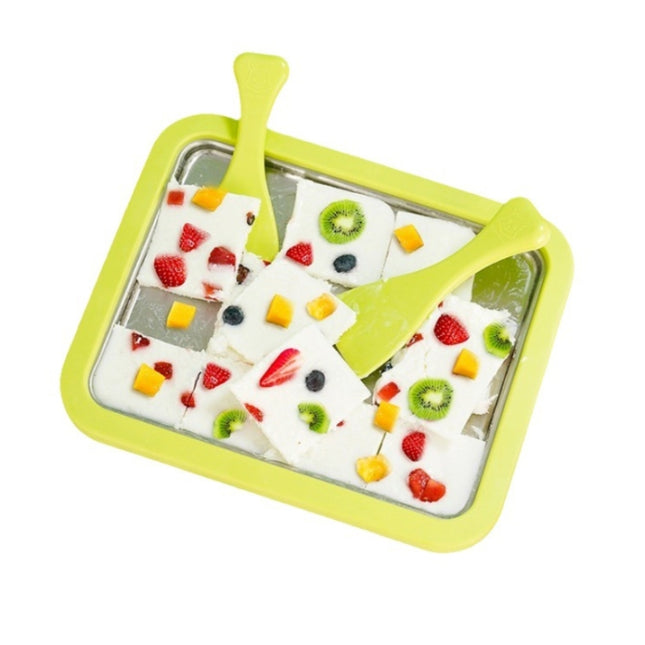 Mini Household Fried Yogurt Machine Children Homemade DIY Fried Ice Tray
