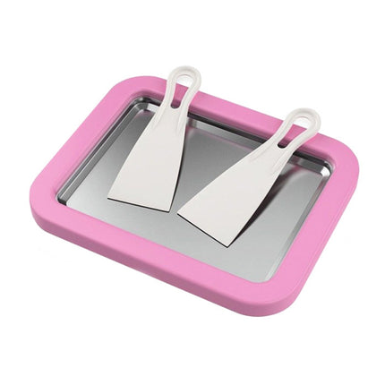 Mini Household Fried Yogurt Machine Children Homemade DIY Fried Ice Tray