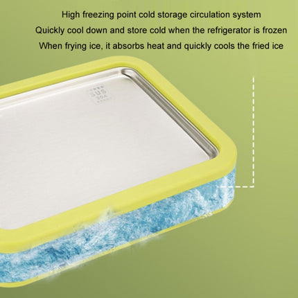 Mini Household Fried Yogurt Machine Children Homemade DIY Fried Ice Tray