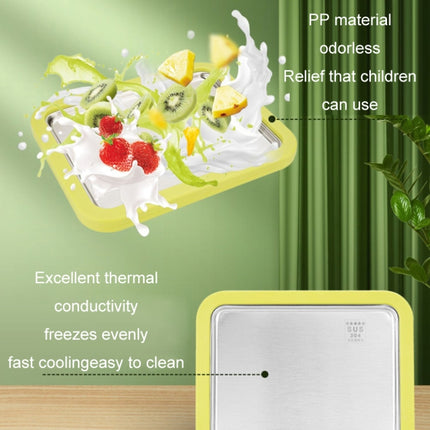 Mini Household Fried Yogurt Machine Children Homemade DIY Fried Ice Tray, Stainless Steel Green 26x21cm, Stainless Steel White 26x21cm, Stainless Steel Pink 22.5x17.5cm, Stainless Steel White 22.5x17.5cm, Aluminum Alloy White 22.5x17.5cm               ... - DealBuddy