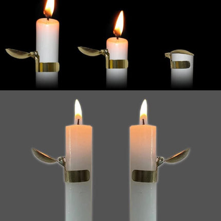 Automatic Candle Extinguisher Metal Candle Extinguishing Fire Clamp Candle Extinguisory Cover