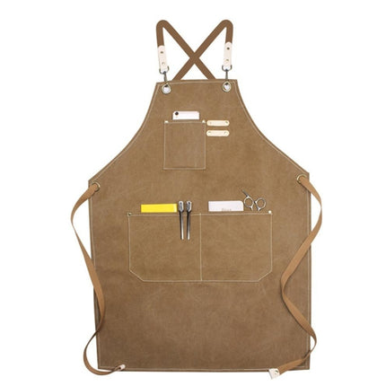 Floral Milk Tea Baking Workwear Apron - DealBuddy