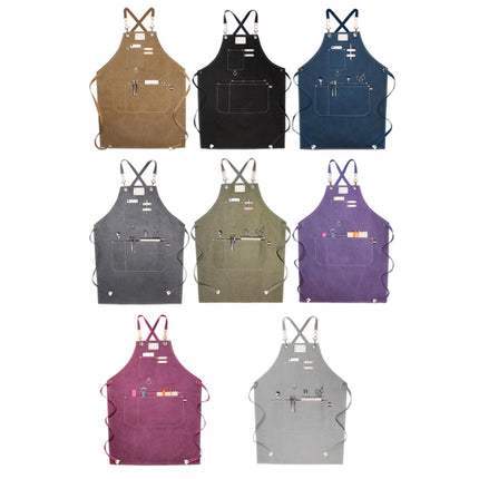 Floral Milk Tea Baking Workwear Apron - DealBuddy