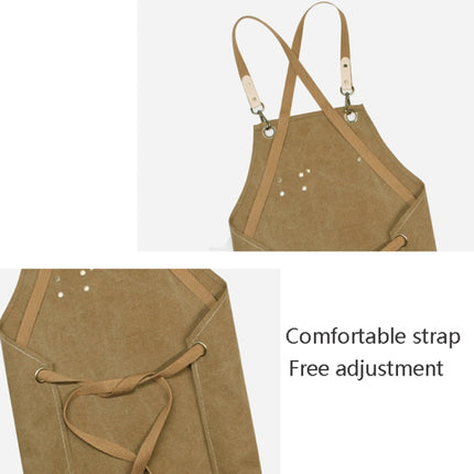 Floral Milk Tea Baking Workwear Apron - DealBuddy