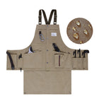 Canvas Electric Craftsmen Multi Pocket Tool Apron - DealBuddy