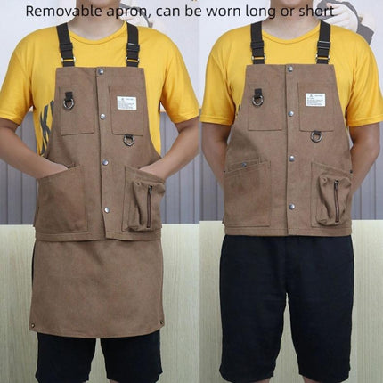 Canvas Electric Craftsmen Multi Pocket Tool Apron - DealBuddy