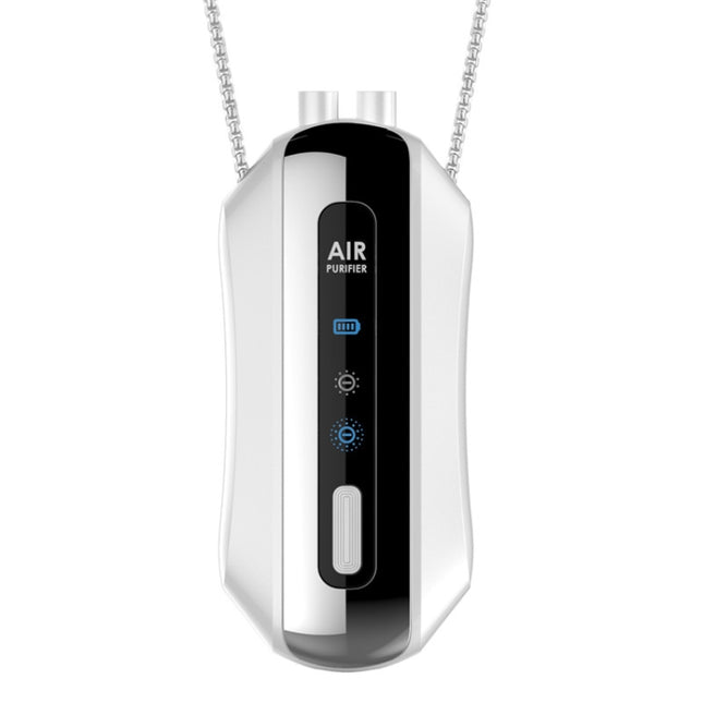 Portable Negative Ion Air Purifier Home Hanging Neck Purifier, Chain Style (White), Chain Style (Black), Rope Style (White), Rope Style (Black) - DealBuddy
