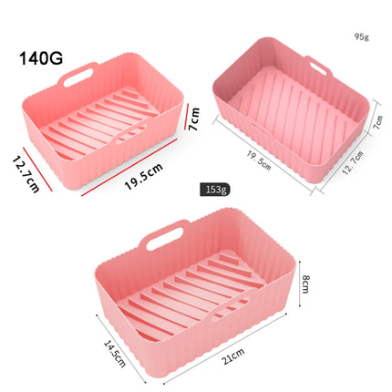 For Ninja DZ201 Air Fryer Silicone Liner Mat Reusable Basket Tray
