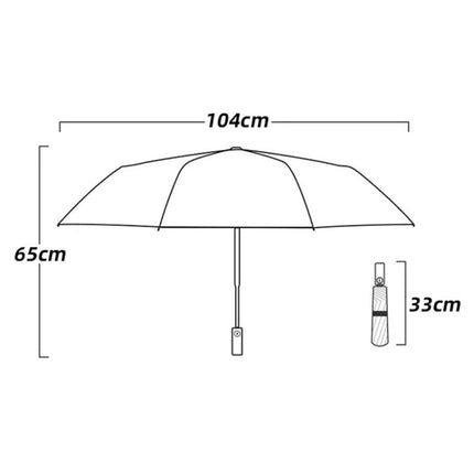 60 Bone Sunny Rain Dual-use Automatic Umbrella Wind-resistant Reinforced Sunshade UV Sun Umbrella