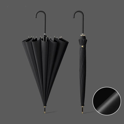16 Bone Automatic Long Handle Double Sunny And Rain Dual Use Umbrella