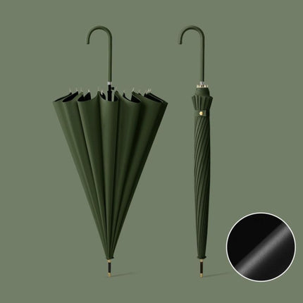 16 Bone Automatic Long Handle Double Sunny And Rain Dual Use Umbrella