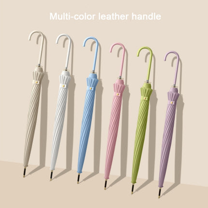 16 Bone Automatic Long Handle Double Sunny And Rain Dual Use Umbrella