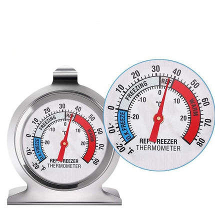 2 Inch Stainless Steel Refrigerator Thermometer Freezer Thermometer - DealBuddy