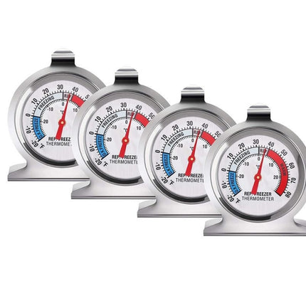 2 Inch Stainless Steel Refrigerator Thermometer Freezer Thermometer - DealBuddy