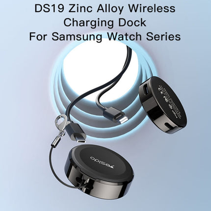 Yesido DS19 For Samsung Smart Watch Portable Charger Dual Input Port Magnetic Wireless Charger - DealBuddy