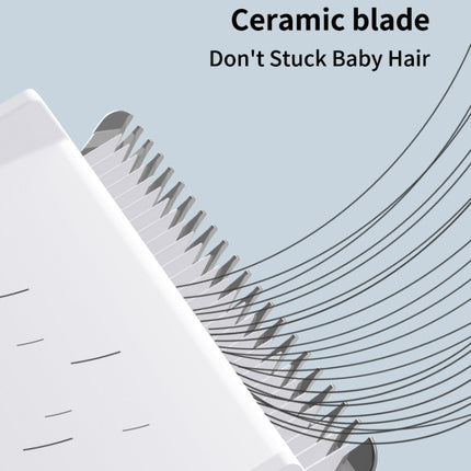 Electric Waterproof Hairdresser Children Low Noise Rechargeable Push Clipper, Suction Upgrade Version White - DealBuddy