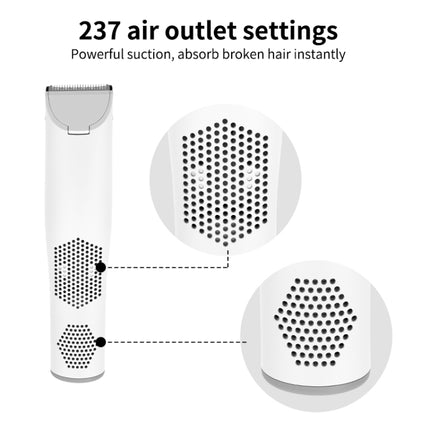 Electric Waterproof Hairdresser Children Low Noise Rechargeable Push Clipper, Suction Upgrade Version White - DealBuddy