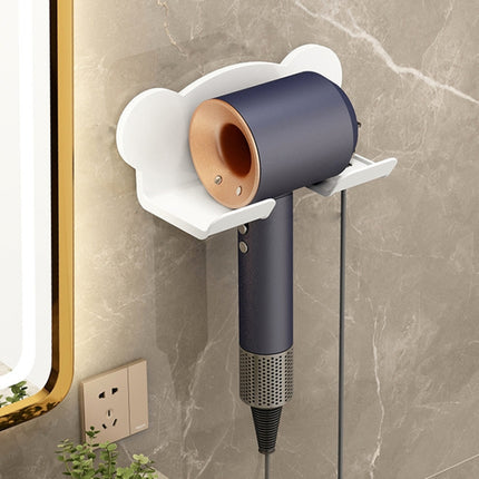 For Dyson Hair Dryer Wall-Mounted Holder Bathroom Shelf Storage Rack, Simple White, Simple  Black, Simple  Gray, Upgrade White, Upgrade Black, Upgrade Gray - DealBuddy