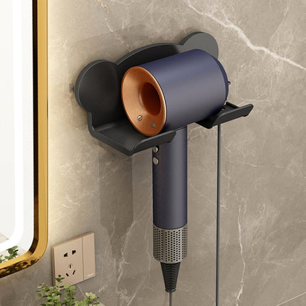 For Dyson Hair Dryer Wall-Mounted Holder Bathroom Shelf Storage Rack, Simple White, Simple  Black, Simple  Gray, Upgrade White, Upgrade Black, Upgrade Gray - DealBuddy