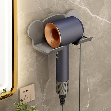 For Dyson Hair Dryer Wall-Mounted Holder Bathroom Shelf Storage Rack, Simple White, Simple  Black, Simple  Gray, Upgrade White, Upgrade Black, Upgrade Gray - DealBuddy