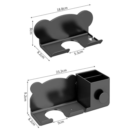 For Dyson Hair Dryer Wall-Mounted Holder Bathroom Shelf Storage Rack, Simple White, Simple  Black, Simple  Gray, Upgrade White, Upgrade Black, Upgrade Gray - DealBuddy