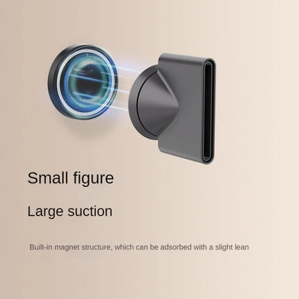 No-punch Bathroom Wall Mounted Magnetic Blower Holder Nozzle Storage Hanger, For Dyson Hair Dryer, For Dyson Hair Dryer Nozzle - DealBuddy