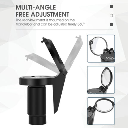 WEST BIKING Bicycle Handlebar Convex Rear View Mirror - DealBuddy
