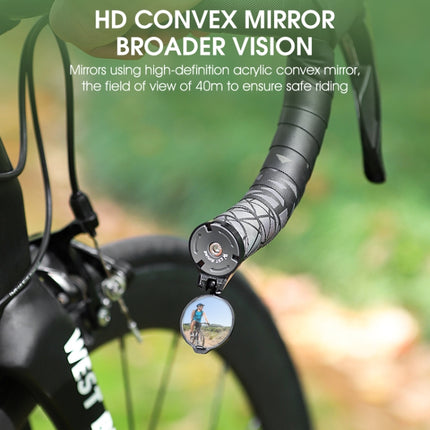 WEST BIKING Bicycle Handlebar Convex Rear View Mirror - DealBuddy