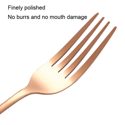 16pcs/set Carton Boxed Gold-Plated Stainless Steel Knife and Fork Set Western Cutlery, Stainless Steel Color, Gold, Rose Gold, Colorful, Black - DealBuddy