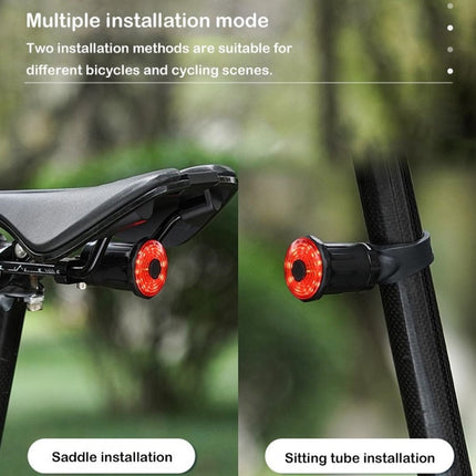 WEST BIKING Bicycle USB Charging Smart Brake Sensor Warning Tail Light - DealBuddy