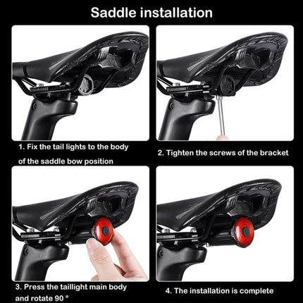 WEST BIKING Bicycle USB Charging Smart Brake Sensor Warning Tail Light - DealBuddy