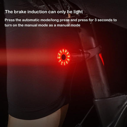 WEST BIKING Bicycle USB Charging Smart Brake Sensor Warning Tail Light - DealBuddy