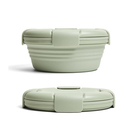 1100ml Silicone Folding Lunch Box  Travel Bowl Microwave & Dishwasher Safe